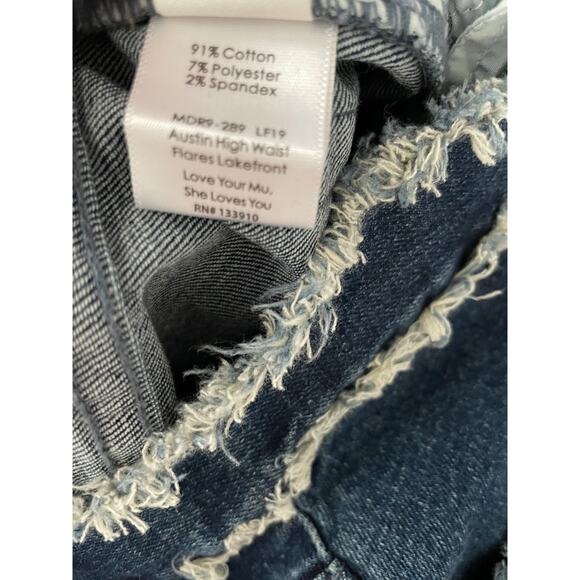 Show Me Your Mumu Austin High Waist Flare Jeans Lakeside Size 29 - Picture 8 of 14